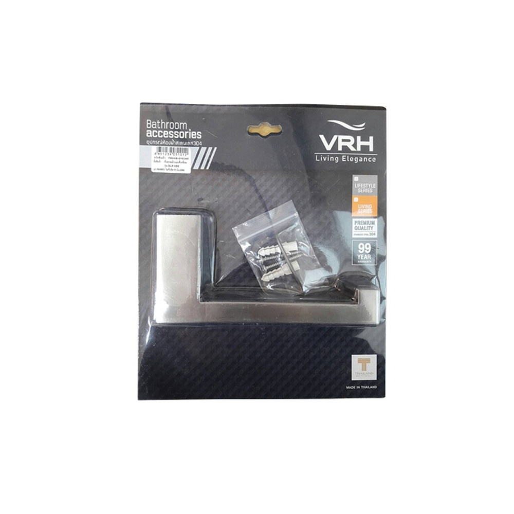 VRH ขอแขวนผ้าสแตนเลส รุ่น BOX SS FBVHB-O103AS สีโครเมี่ยม