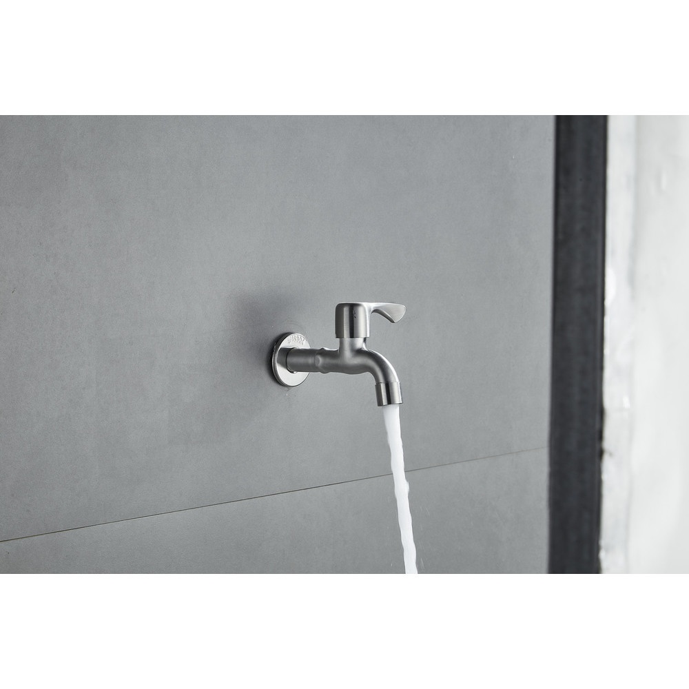 Verno ก๊อกล้างพื้นปากกรองสเตนเลส 304 รุ่น GBH-LT1742A ขนาด 13.8x3x8.4 ซม. สีสแตนเลส