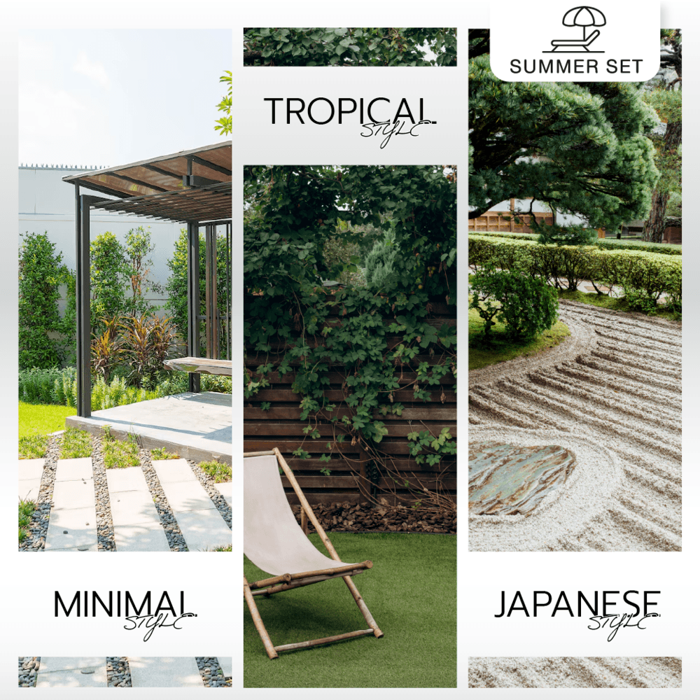 Summer Set ร่มสนาม Bonega ขนาด 300×300×200 ซม. สีเขียวเข้ม