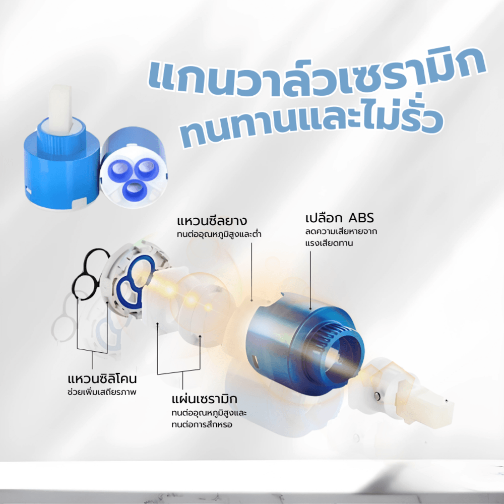 Verno ก๊อกอ่างล้างจานสแตนเลสแบบติดเคาน์เตอร์ ปรับระดับน้ำได้ รุ่น โบวี่ VN-8109