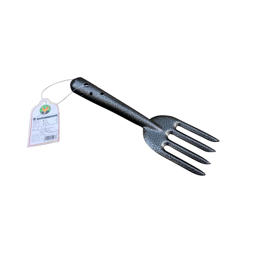 POLLO ส้อมพรวนด้ามเหล็ก รุ่น RH6189B ขนาด26.8x7.2ซม สีดำ