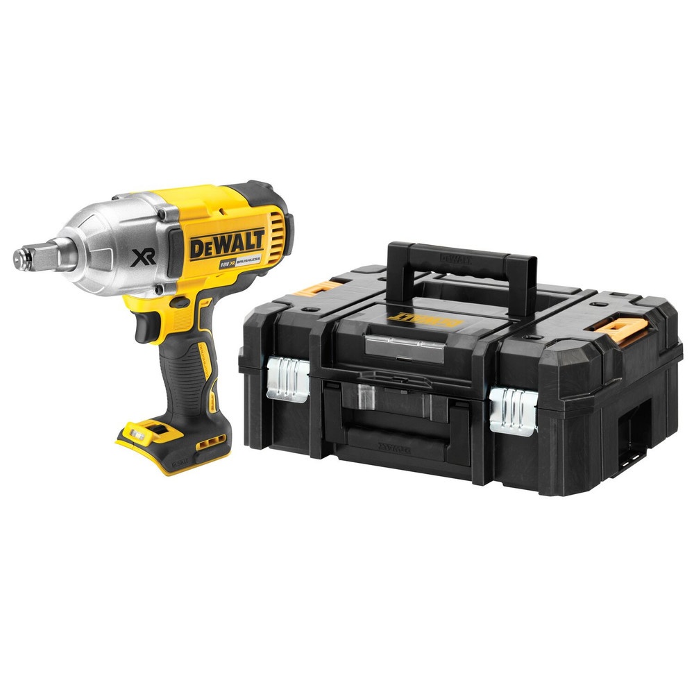 DEWALT บล็อคกระแทกไร้สาย ขนาด 1/2 นิ้ว 18 โวลต์ เครื่องเปล่า พร้อมกล่องเครื่องมือ รุ่น DCF899HNT-XJ