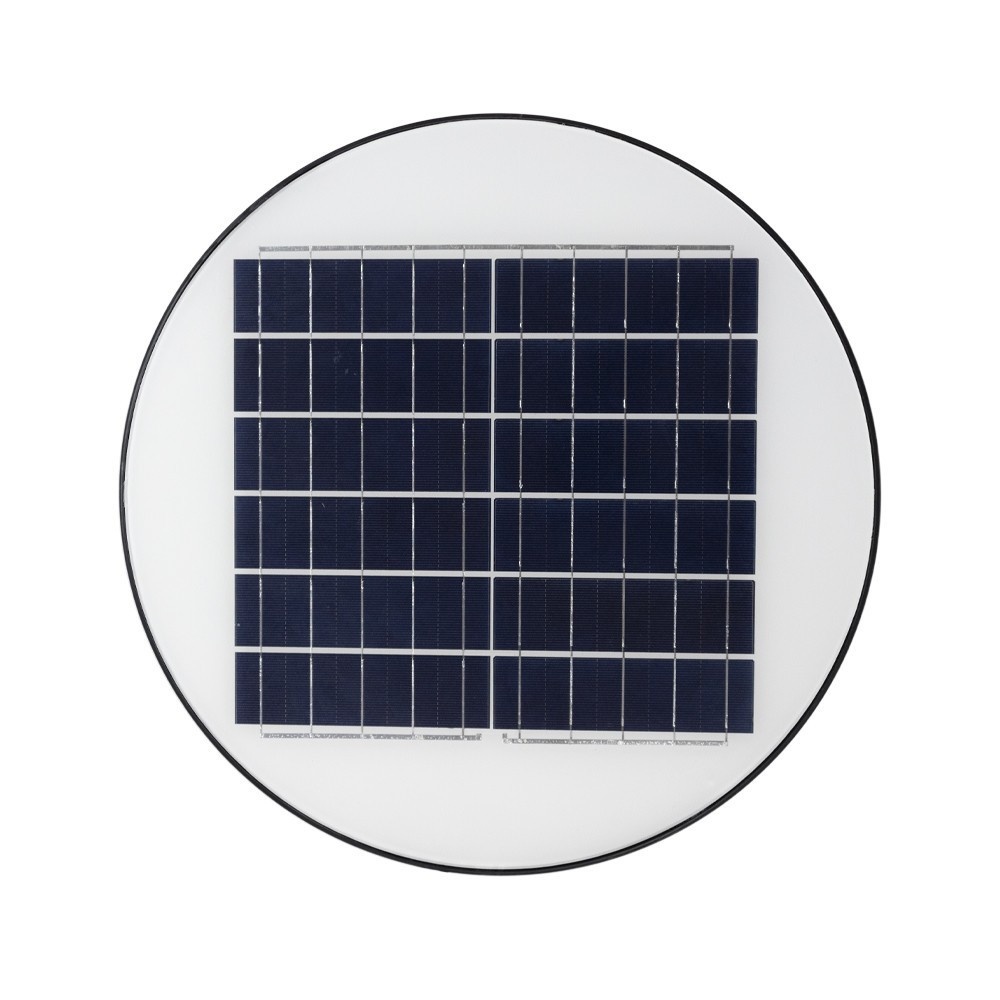 EILON โคมไฟสนาม UFO โซลาร์เซลล์ พร้อมรีโมท 200W แสงเดย์ไลท์ สีดำ (เฉพาะตัวโคม)