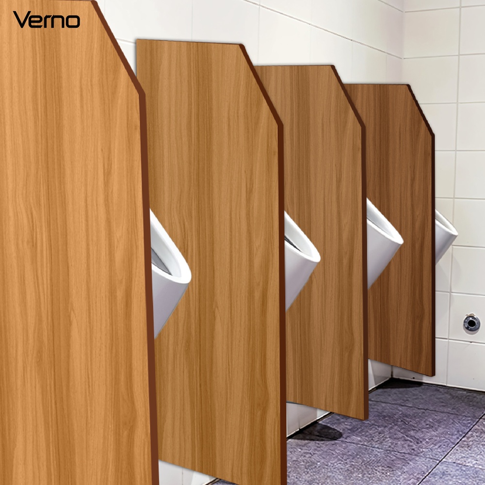 VERNO แผงกั้นโถปัสสาวะ PVC ขนาด 120x55x1.2ซม. รุ่น BP-01 สีน้ำตาล (½)
