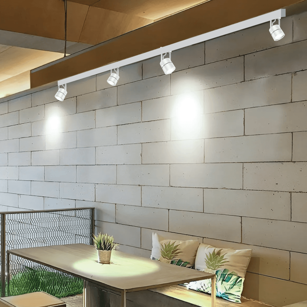 EILON แทร็กไลท์ LED หน้ากลม 6W รุ่นTP-RTL-W6WWแสงวอร์มไวท์ สีขาว