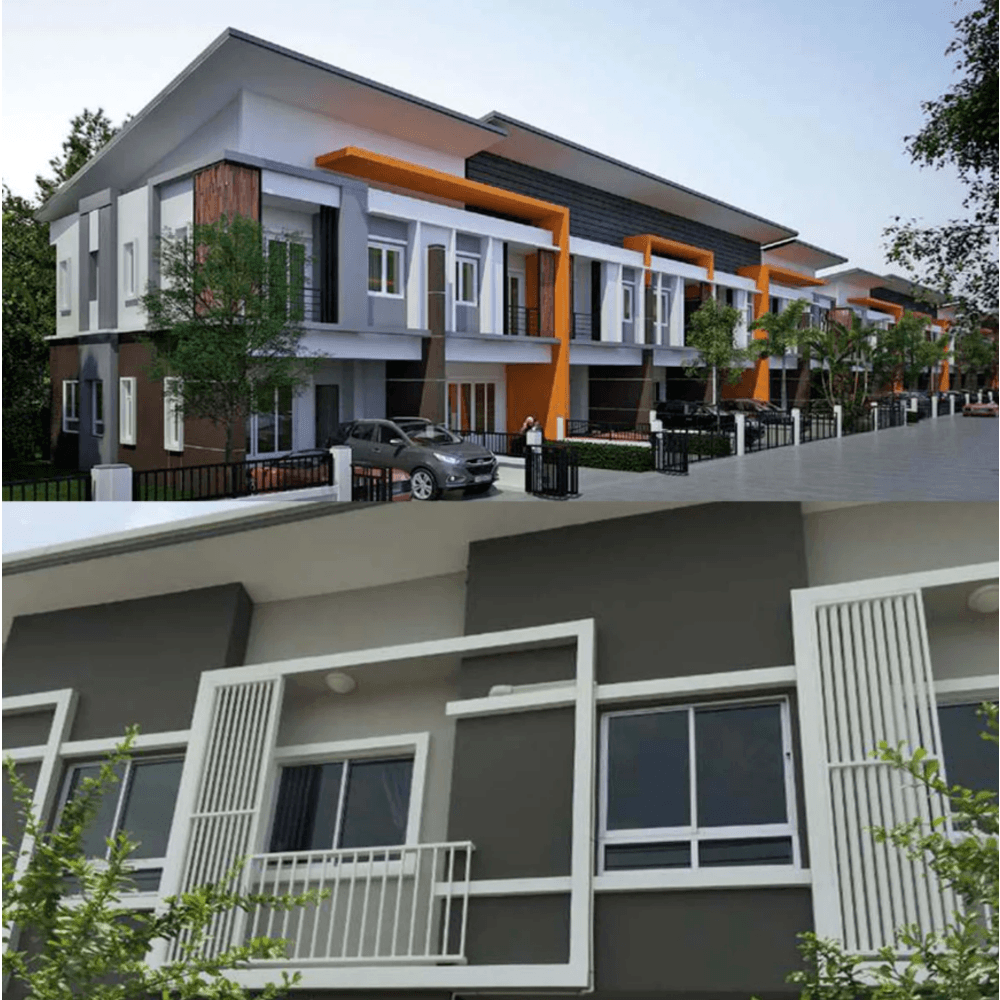 ดร่าวัน ไม้บัว 1.2x10x300 ซม. สีรองพื้น