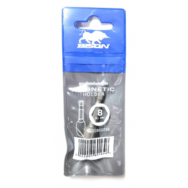 BISON ลูกบล๊อกขันสกรูยิงสันไท 8มม. รุ่น CS0800208