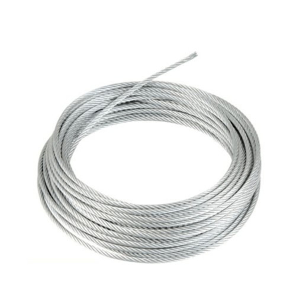 ลวดสลิงสแตนเลส หุ้ม PVC ใส ขนาด 2.5 มิล 7x7 ยาว 30 เมตร