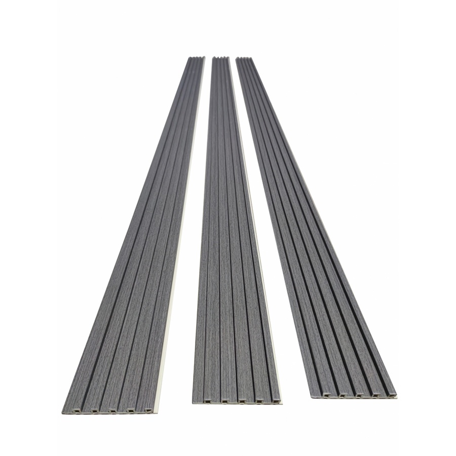 GREAT WOOD ไม้ระแนงตกแต่งผนัง WPC W140 133*16.5*2900 มม. Ebony 02