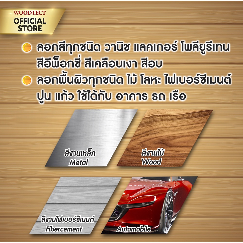 Woodtect วูดเทค น้ำยาลอกสี PR-100 1กป.
