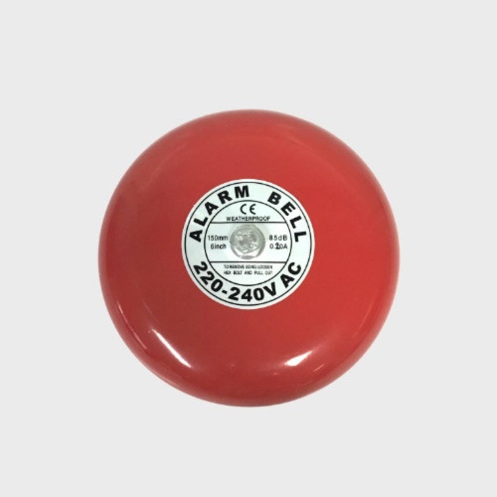 กริ่งสัญญาณเตือนภัย 220Volt 85dB ขนาด 6"