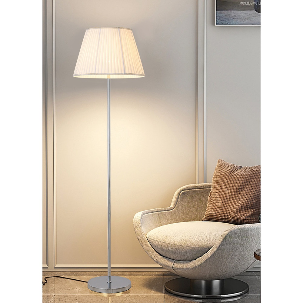 EILON โคมไฟตั้งพื้นโมเดิร์น ขั้ว E27 ขนาด 30*30*160cm รุ่น Fluffy S3027F สีขาว