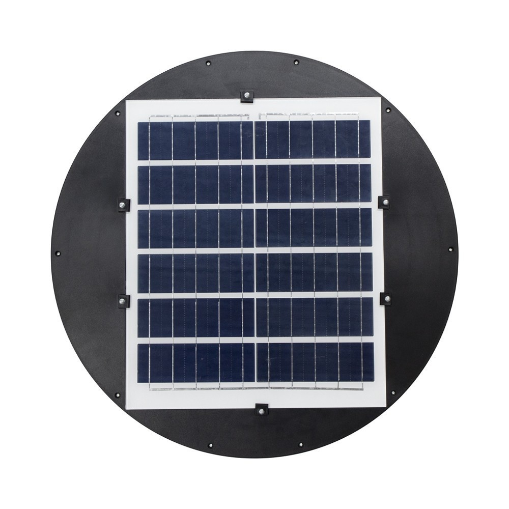 EILON โคมไฟสนาม UFO โซลาร์เซลล์ พร้อมรีโมท 400W แสงเดย์ไลท์ สีดำ (เฉพาะตัวโคม)