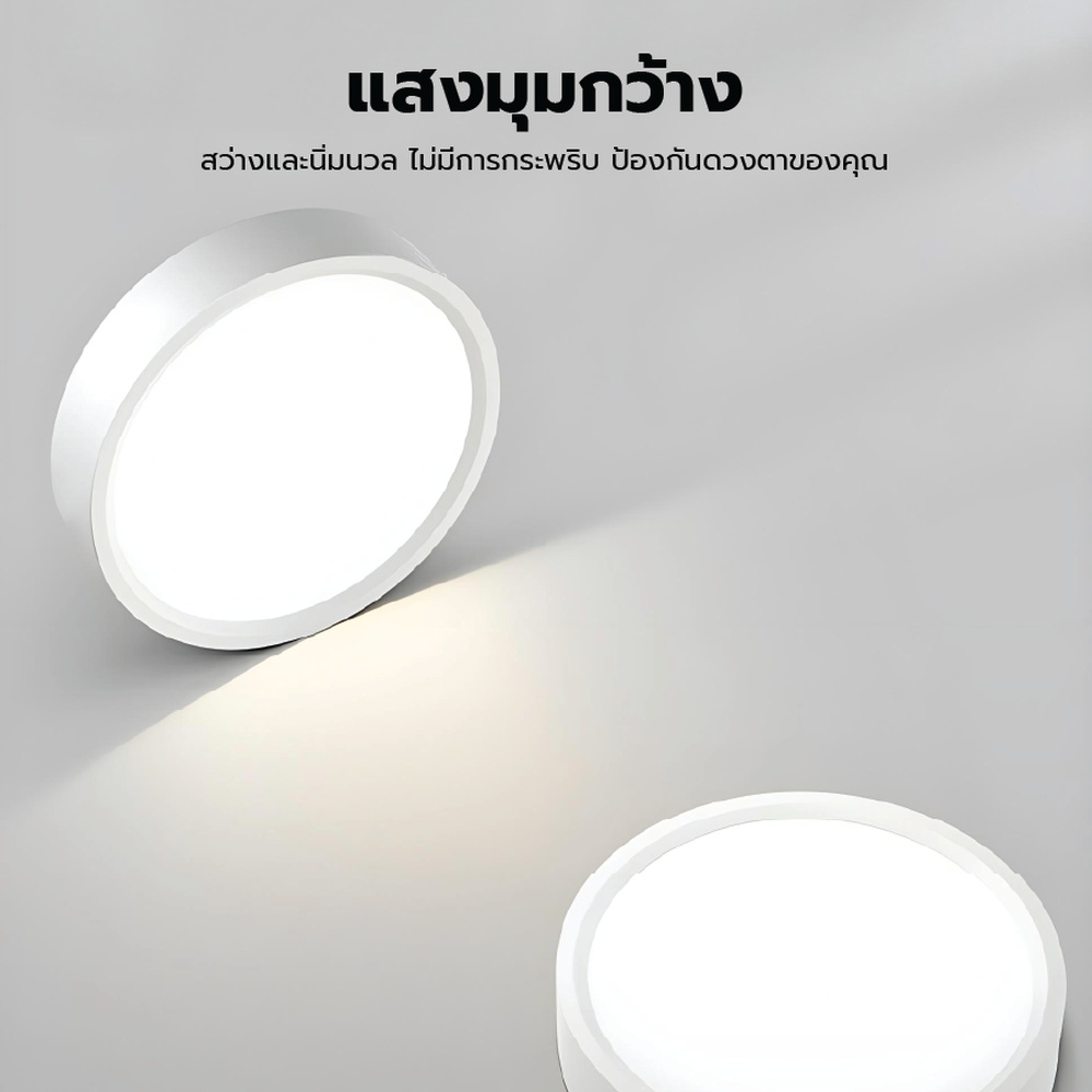 EILON ดาวน์ไลท์ LED แบบลอยหน้ากลม 6 นิ้ว 12W รุ่นTP-CDW-SW-12DL แสงเดย์ไลท์ สีขาว