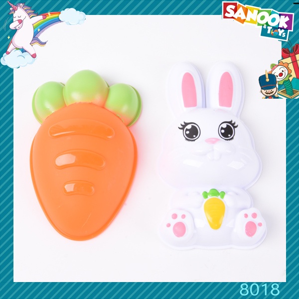 TOYS ของเล่นชุดรถบรรทุกทรายกระต่ายพร้อมอุปกรณ์ 6ชิ้น#8018 ขนาด 26x17x24 ซม.
