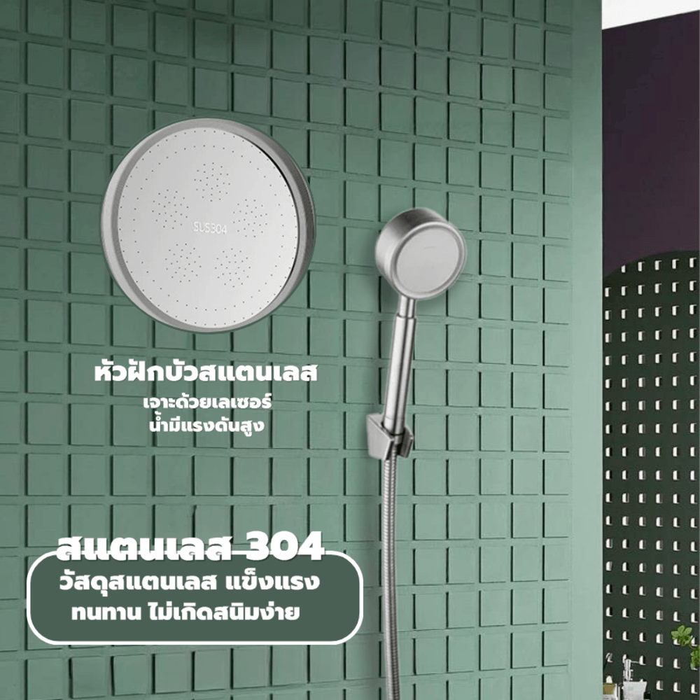 Verno ชุดฝักบัวพร้อมสาย รุ่น TM-2182