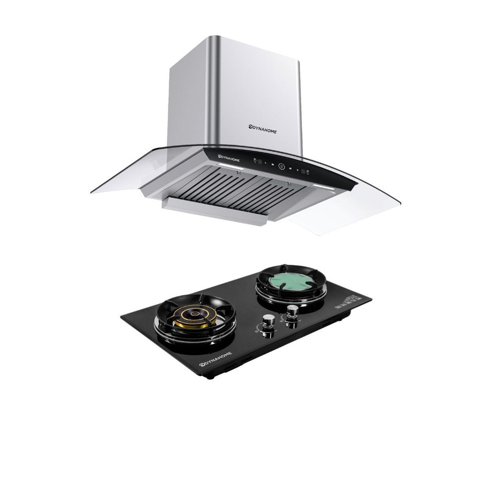 DYNAHOME ชุดเซ็ทเครื่องดูดควัน DH-219-9S + เตาแก๊ส DF-922