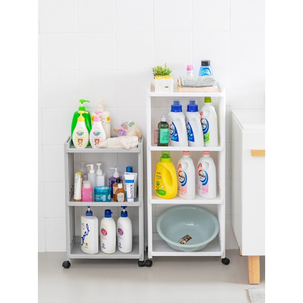 GOME ชั้นวางอเนกประสงค์ 3ชั้น BANO HXG0002 ขนาด 40x24.5x65 ซม. สีเทา