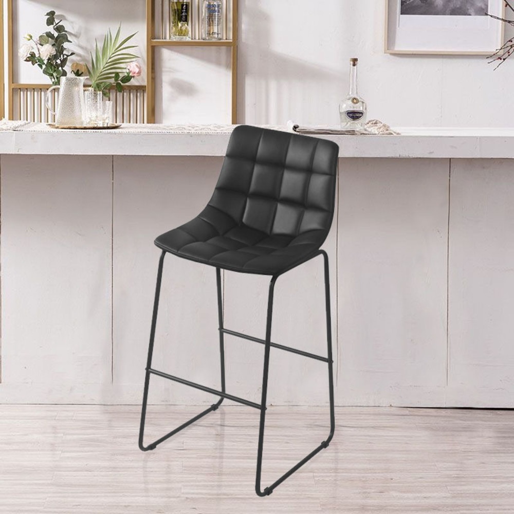 PULITO เก้าอี้บาร์ เบาะหนัง PU รุ่น
PELLE-BK ขนาด 47x54x107ซม. สีดำ