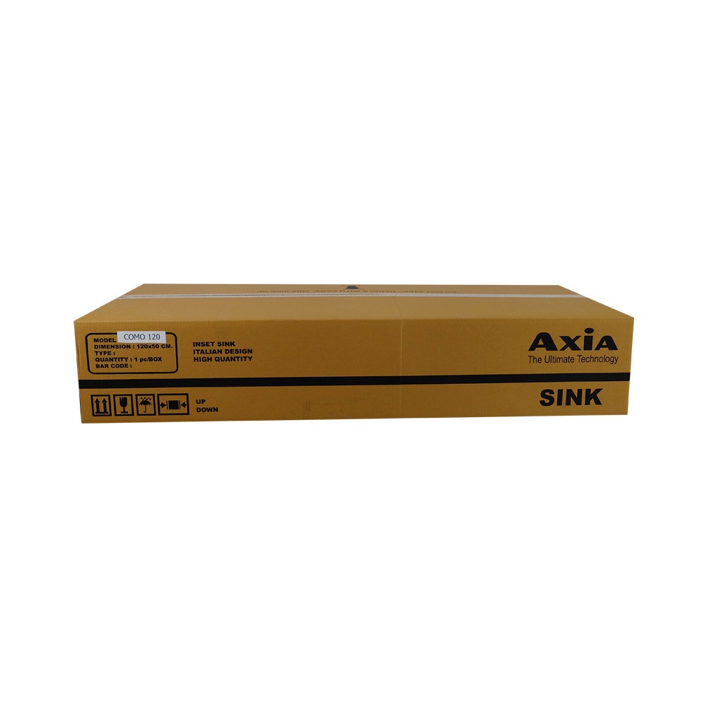 AXIA อ่างล้างจาน 2 หลุม 1 ที่พัก รุ่น COMO 120