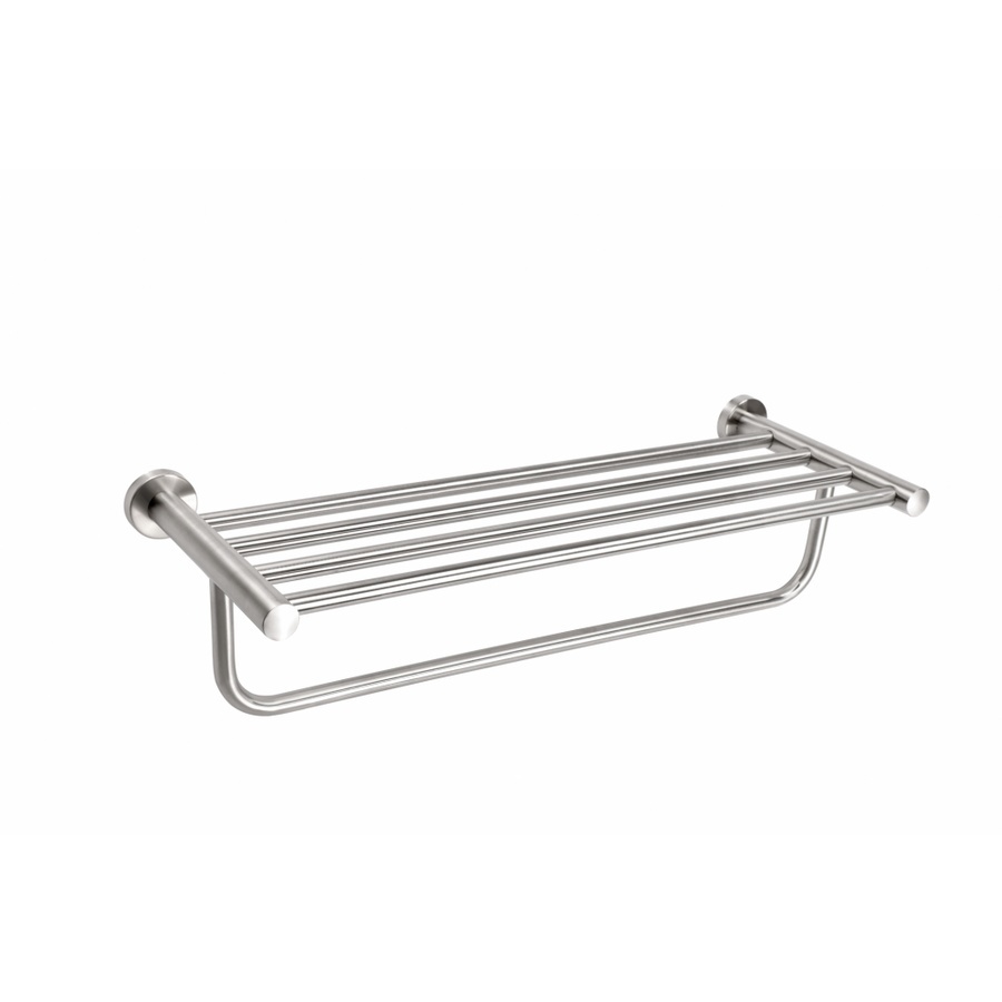 Verno ราวพาดผ้า พร้อมชั้นวางผ้าสแตนเลส 304 รุ่น เวนิส DFXWY-908-SL ยาว 60 ซม.