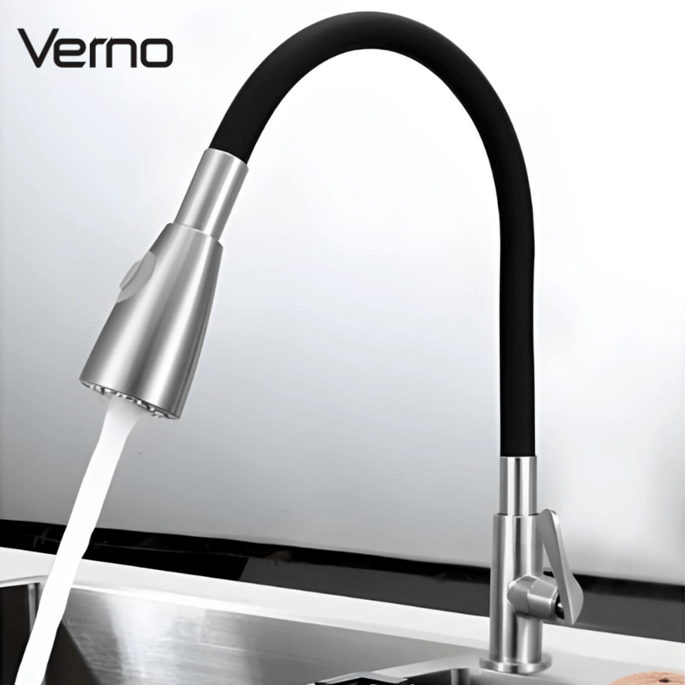Verno ก๊อกอ่างล้างจานสแตนเลสแบบติดเคาน์เตอร์ ปรับระดับน้ำได้ รุ่น โบวี่ VN-8109
