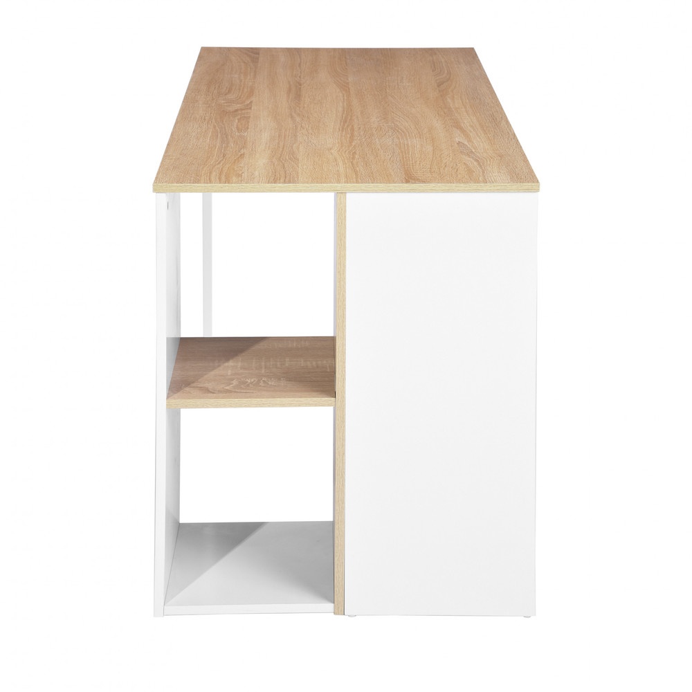 SMITH โต๊ะทำงาน รุ่น BOKA ขนาด 120x60x75 ซม. สีขาว