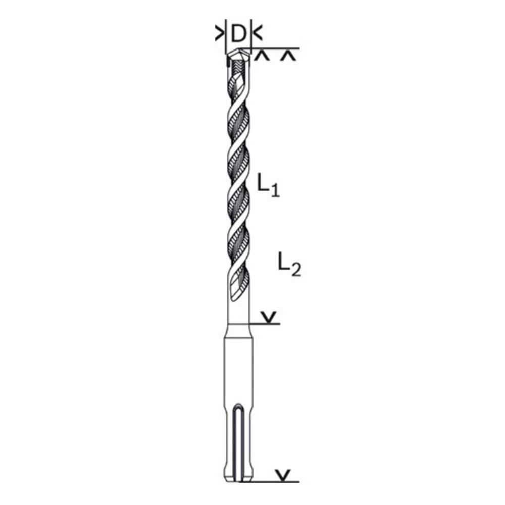 BOSCH ดอกโรตารี่ SDS Plus-1(S3) 9x160 มม.