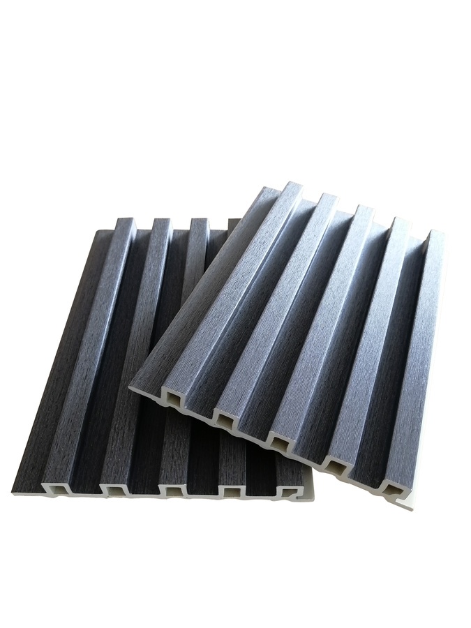 GREAT WOOD ไม้ระแนงตกแต่งผนัง WPC W140 133*16.5*2900 มม. Ebony 01