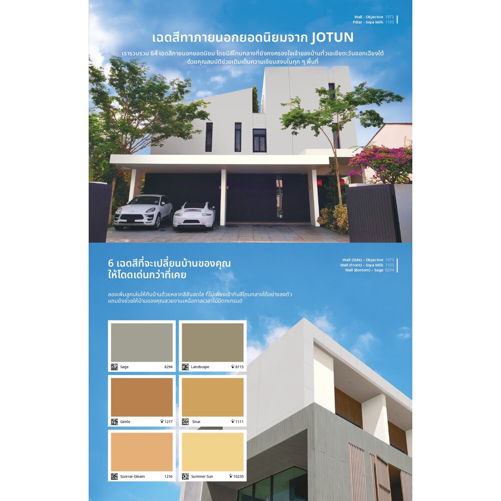 Jotun สีน้ำภายนอก โจตาชิลด์ อินฟินิตี้ กึ่งเงา เบส A ขนาด 3.6 ลิตร