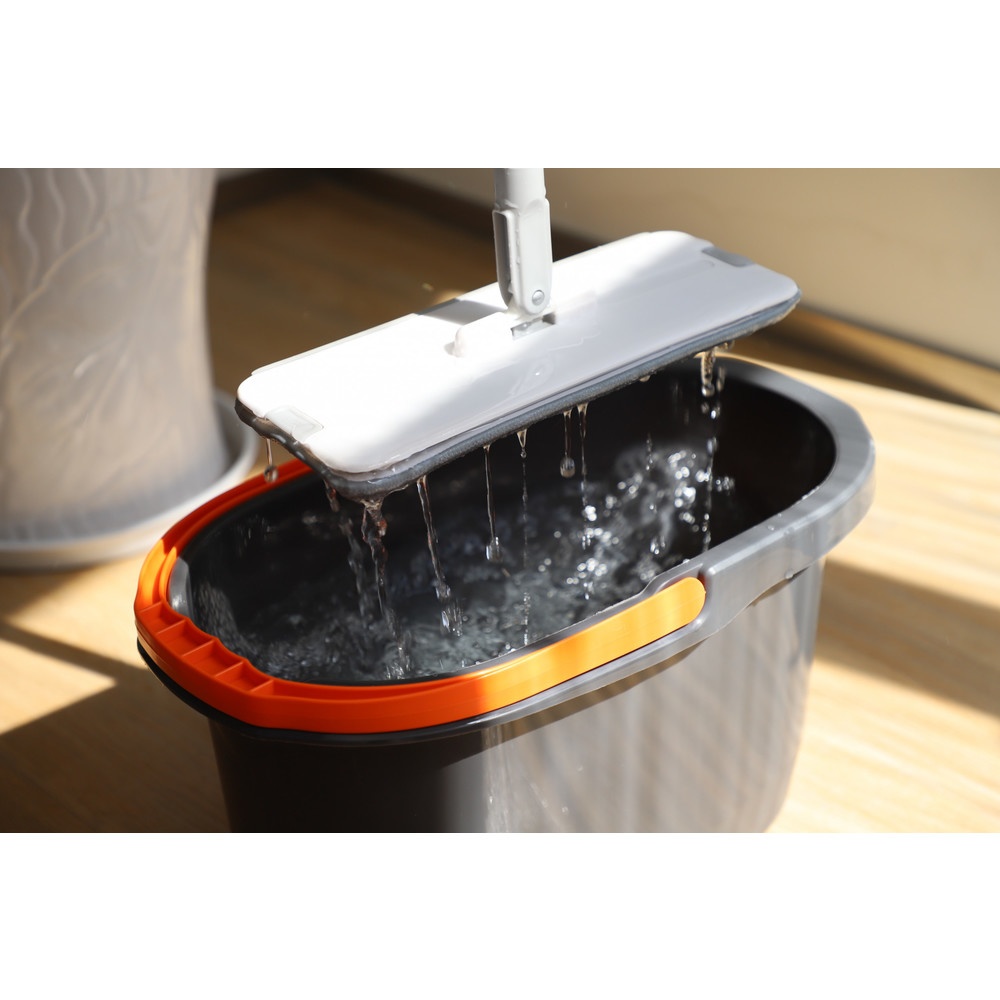 WINK PLUS ถังซักม็อบ 1JY01 ขนาด 26x45.5x25 ซม.(14L) สีเทา