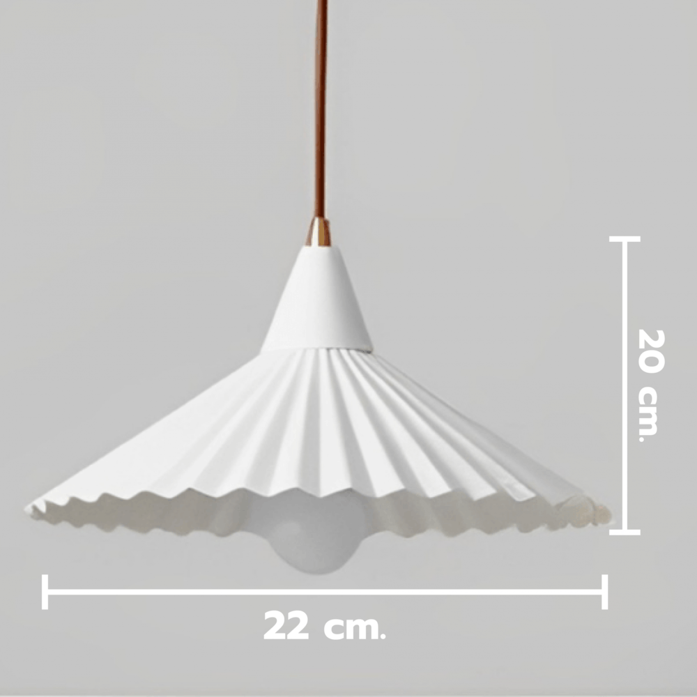 EILON โคมไฟแขวนเพดาน ขั้วE27 รุ่น CDD2023-829 สีขาว