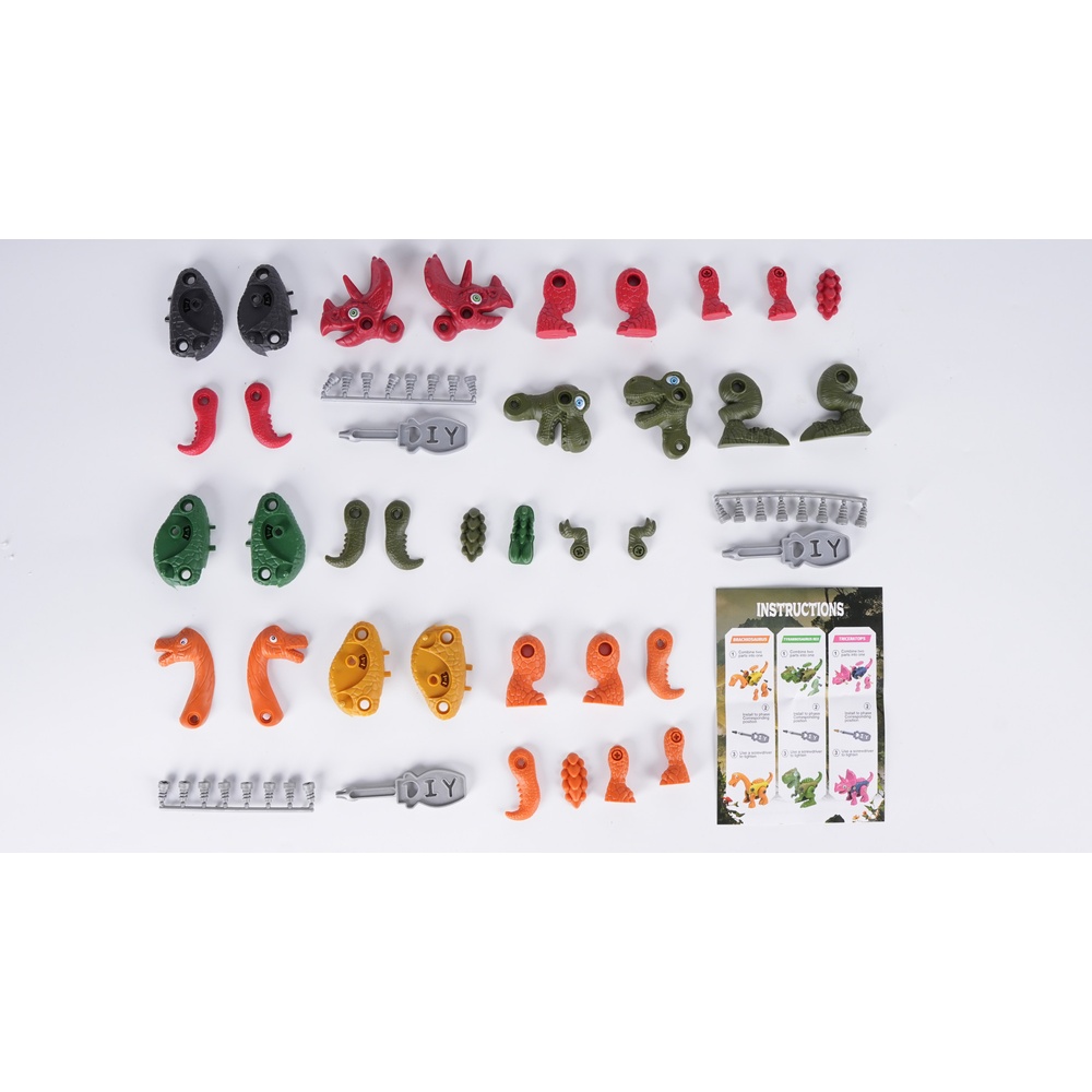 TOYS กล่องสุ่มชุดถอดและประกอบไดโนเสาร์ DIY size S
