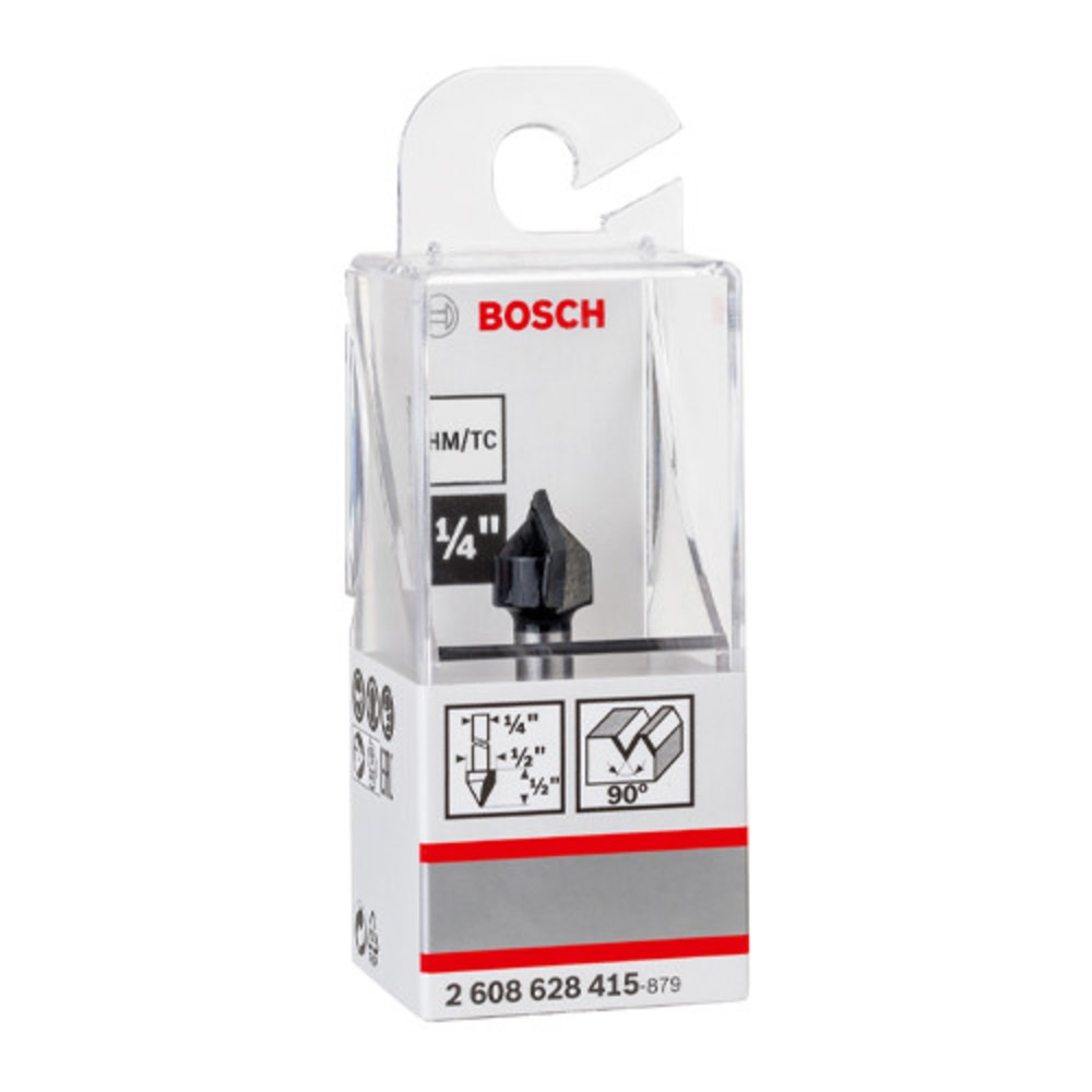 BOSCH ดอกเซาะร่อง ตัววี #415