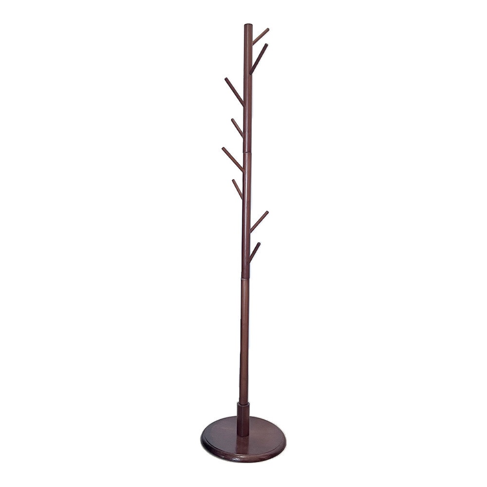 SAKU ที่แขวนหมวกและเสื้อ รุ่น JMS003-BN ขนาด 35×35×165ซม. สีน้ำตาล