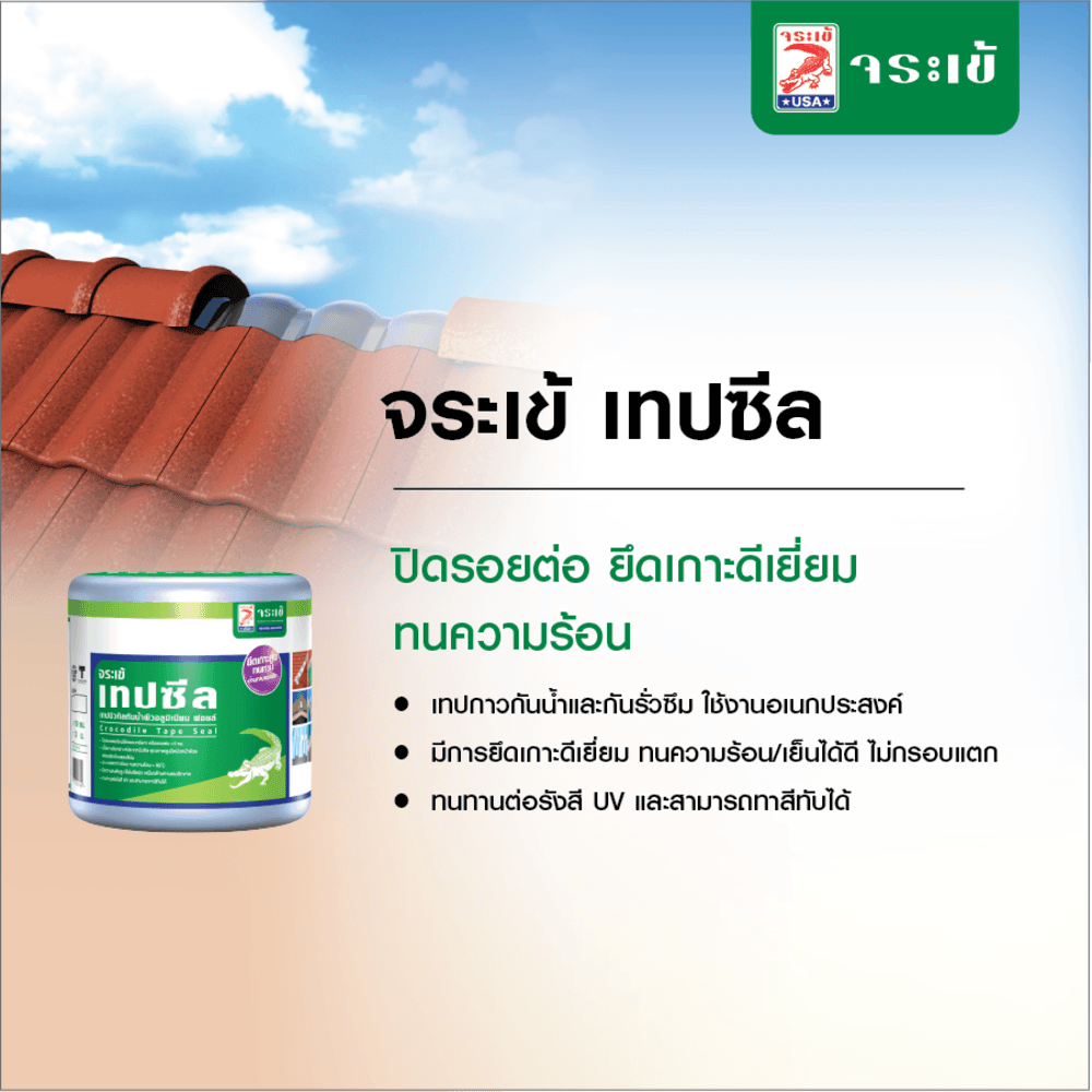 จระเข้ บิวทิลเทป-เอ็ม 10ซมx3ม.