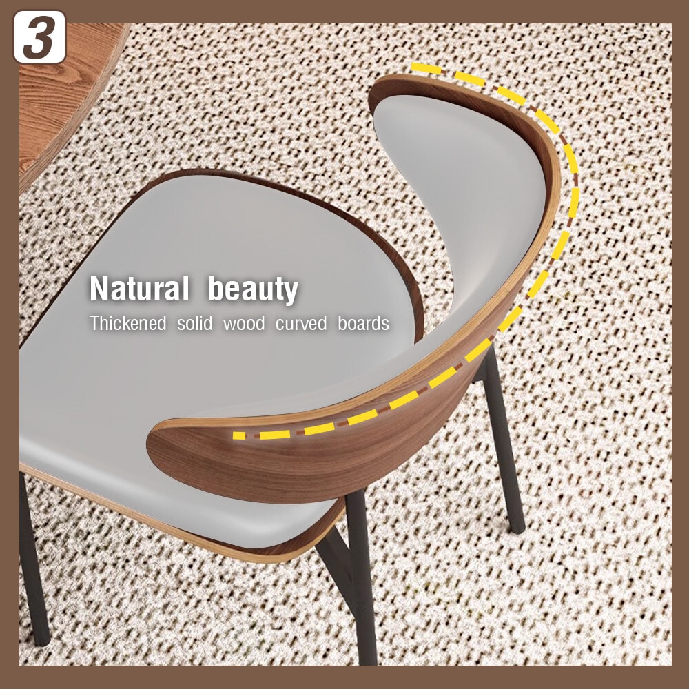 DELICATO เก้าอี้อเนกประสงค์ รุ่น Moya ขนาด 48x40x75 ซม. สีเทา