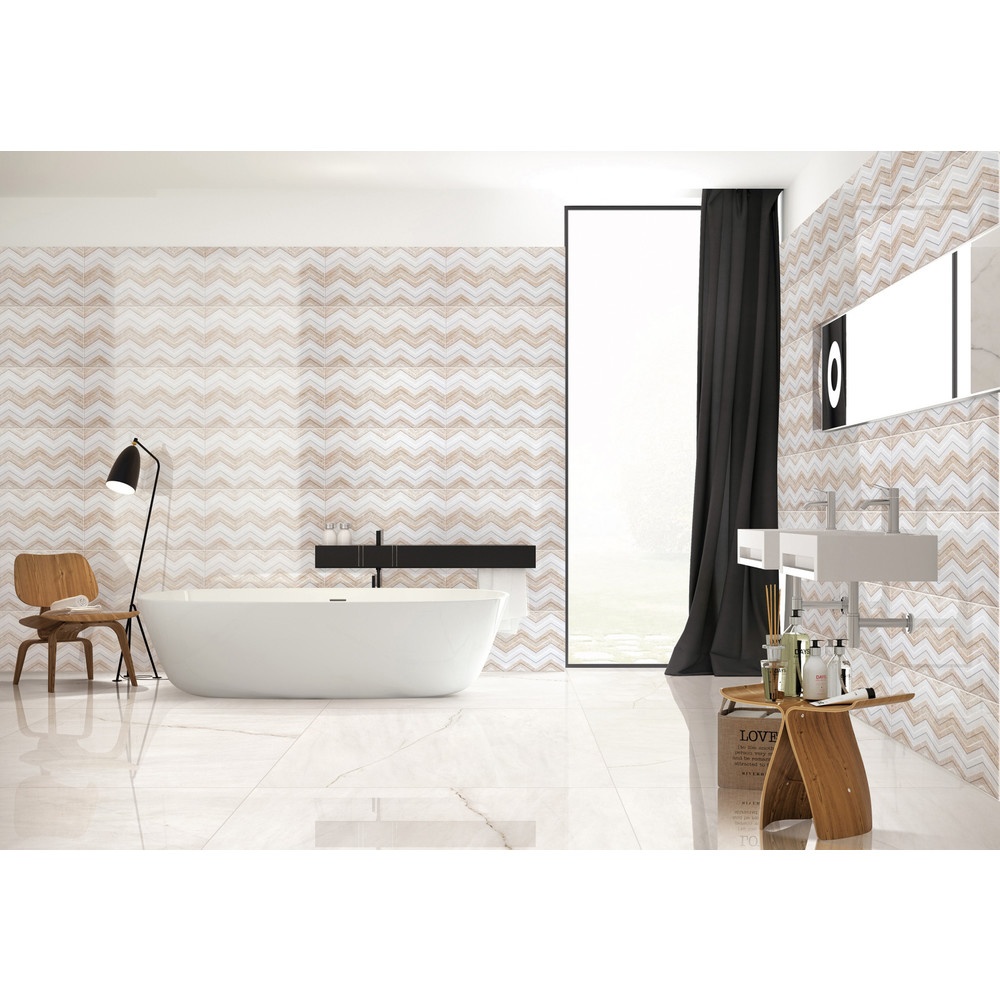 Marbella กระเบื้องเซรามิคปูผนัง 30x60 ซม. รุ่น ฌองพอลโกล์ด JF14A Gloss (9P)