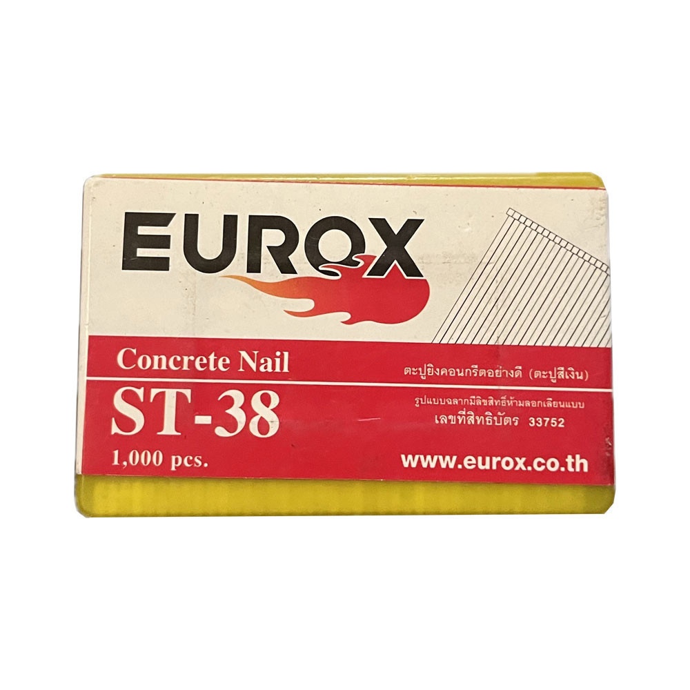 EUROX ตะปูมีหัวใช้ยิงคอนกรีต ST-38