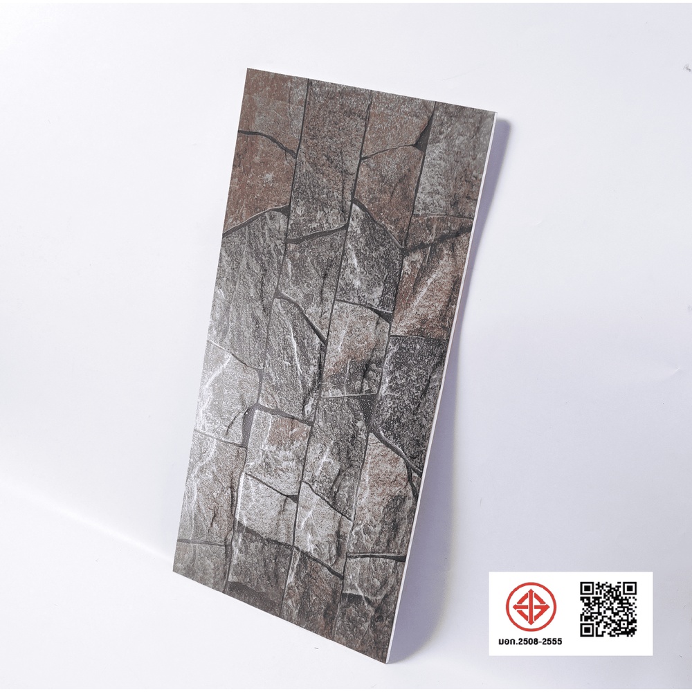 Marbella 30x60 กระเบื้องบุผนัง รุ่น อิฐเทวาลัย เทา JZ2502 (8P) Matt