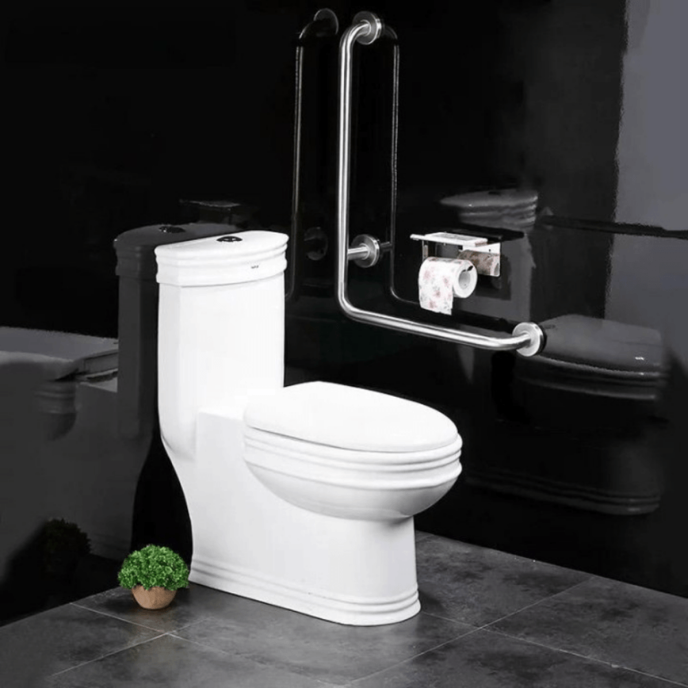 Verno ราวทรงตัวสแตนเลส 304 รูปตัว L รุ่น VN-4060L ขนาด 40x60 ซม. สีแฮร์ไลน์