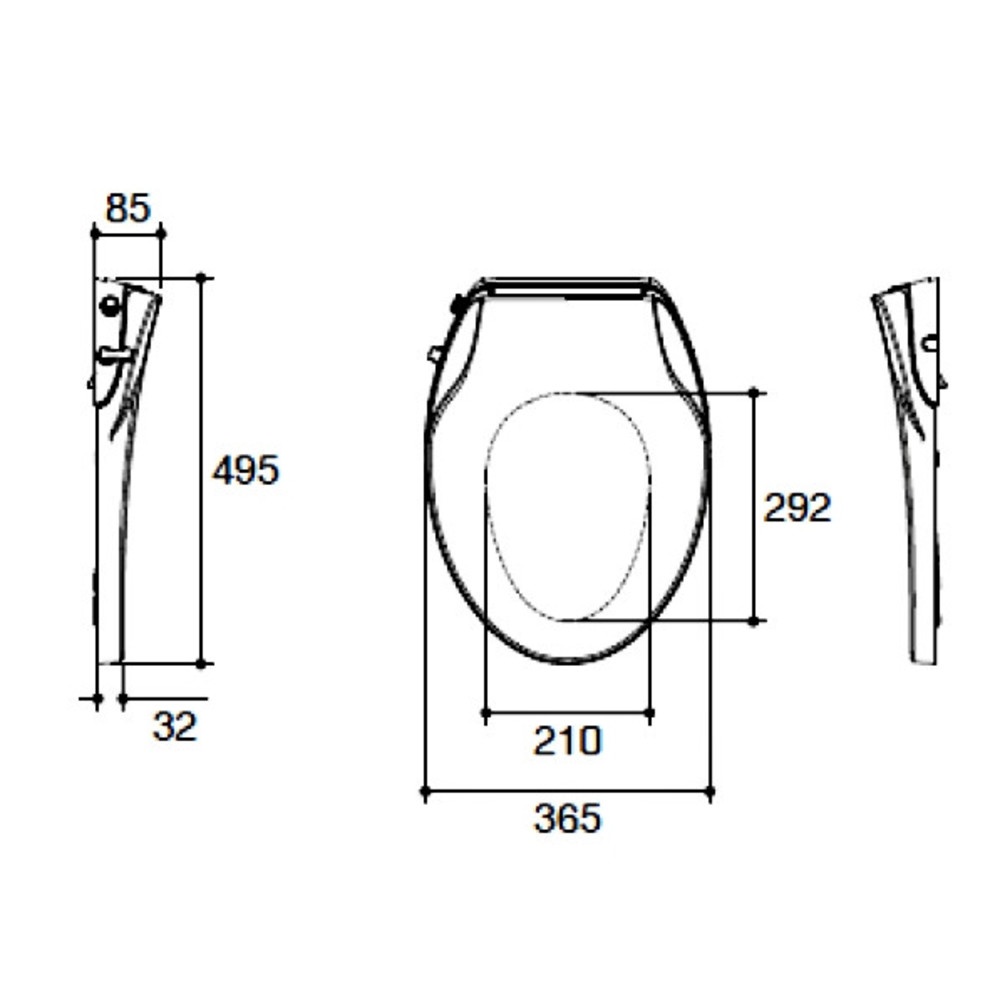 KARAT ฝารองนั่งอเนกประสงค์ ไม่ใช้ไฟฟ้า รุ่น เฟรช K-25990X-WK
