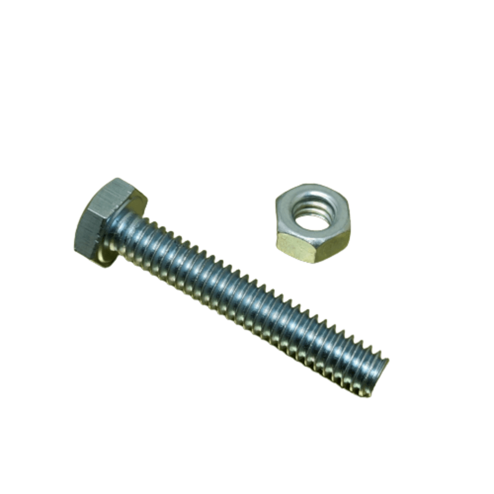 สกรูพร้อมน็อต ขนาด 1/4"x1.1/2" (4 ตัว/แพ็ค)