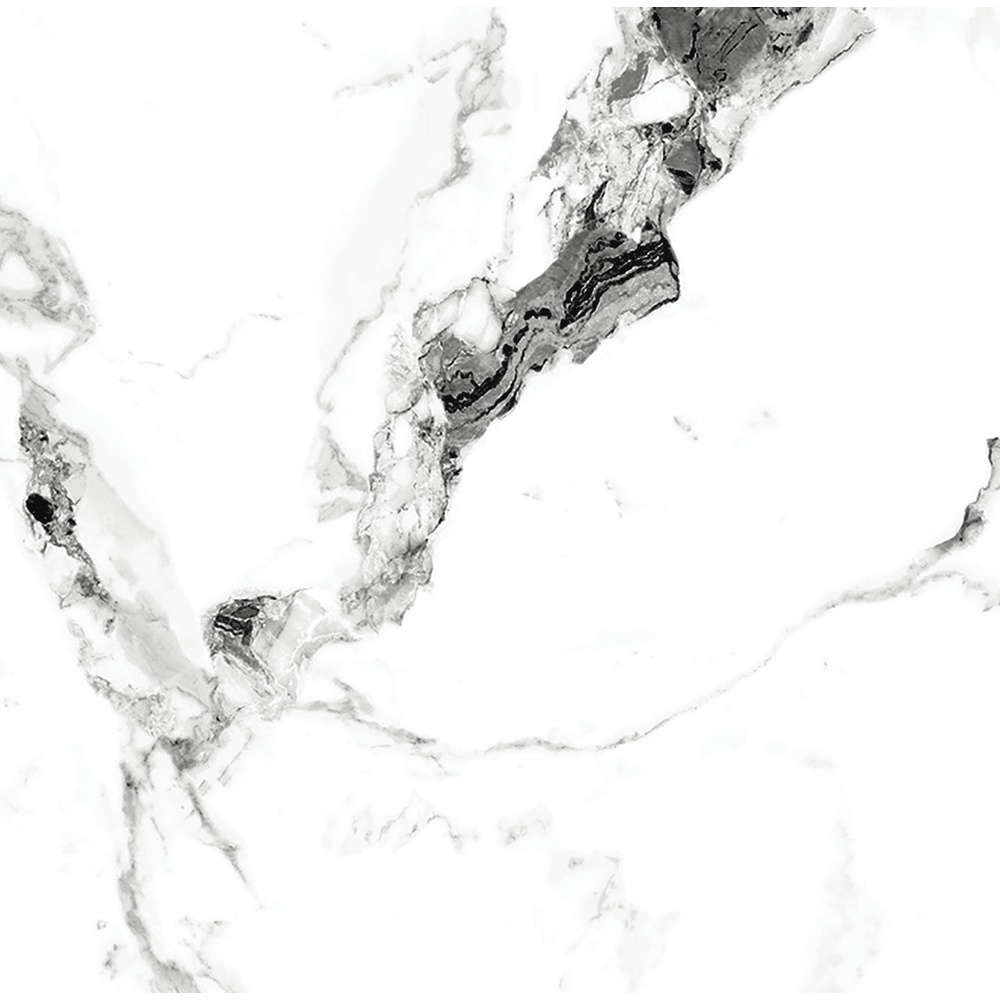 Marbella กระเบื้องพอร์ซเลน 60x60 ซม. รุ่น มิวกี้ ควอตซ์ XQP705 Glossy (4P) random