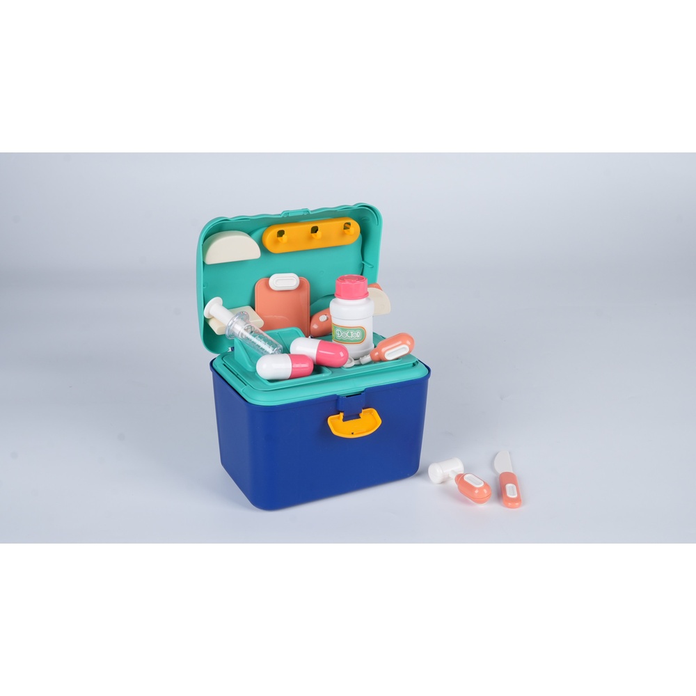 TOYS ของเล่นชุดกระเป๋าเครื่องมือแพทย์พร้อมอุปกรณ์ # 2201-2 ขนาด 16.5x13.5x19 ซม.