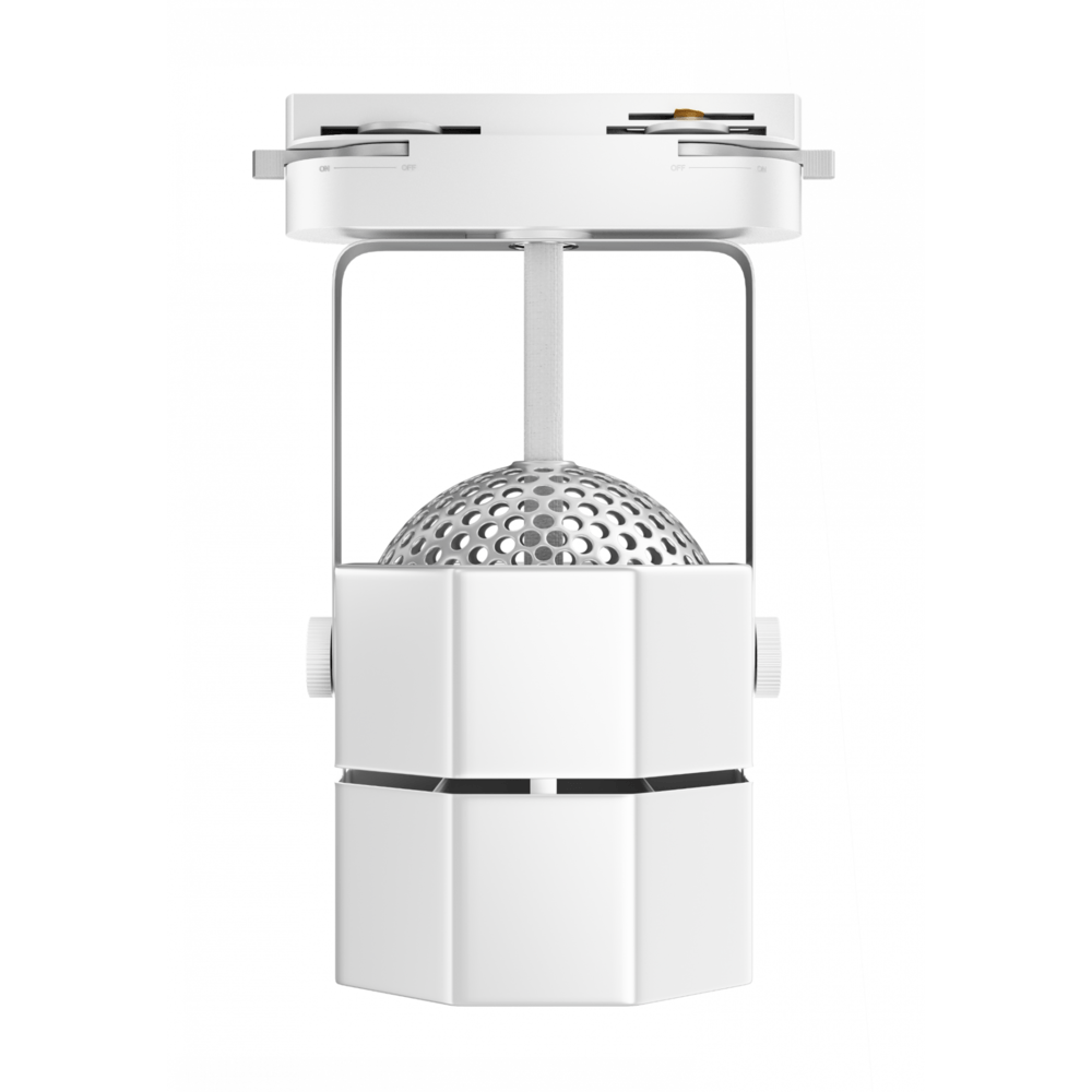EILON แทร็กไลท์ LED หน้าแปดเหลี่ยม 6W รุ่นTP-OTL-W6WW แสงวอร์มไวท์ สีขาว