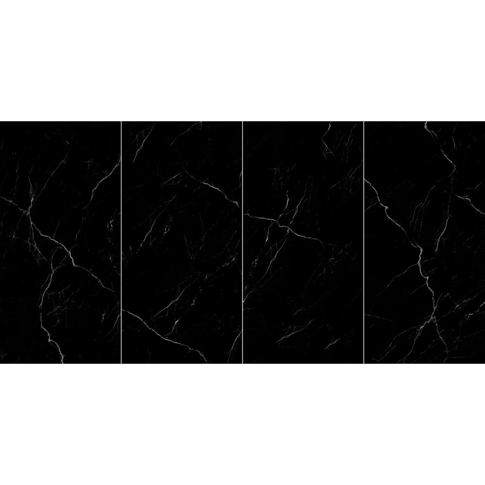 La Arezza 60X120 ซม.กระเบื้องพอร์ซเลน รุ่น Luxura dark mable (DGD1260023) Hi gloss Random (3pcs /box 2.16 sqm)