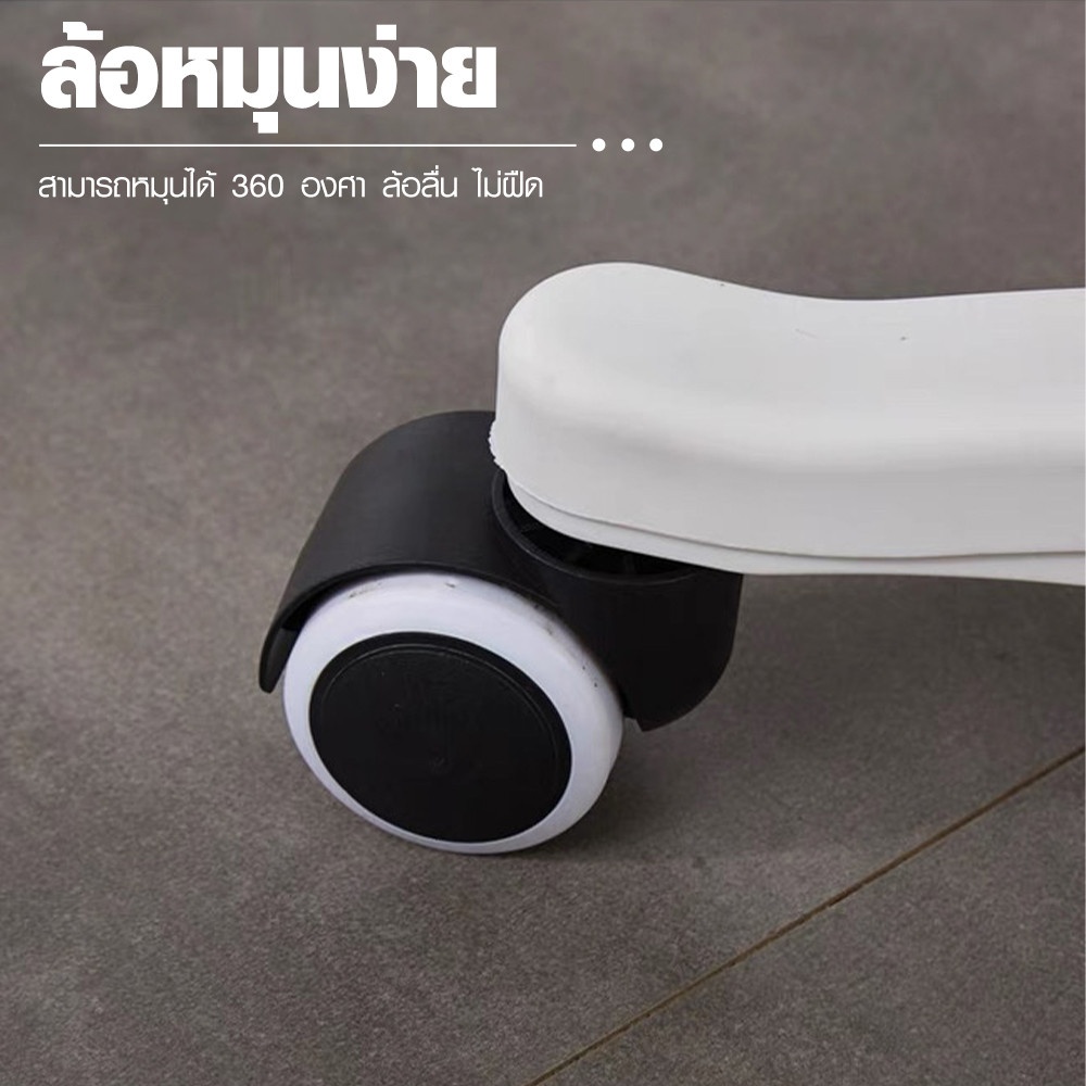SMITH เก้าอี้สำนักงานรุ่น MARINE ขนาด 48x56x73-85 CM ซม. สีดำ