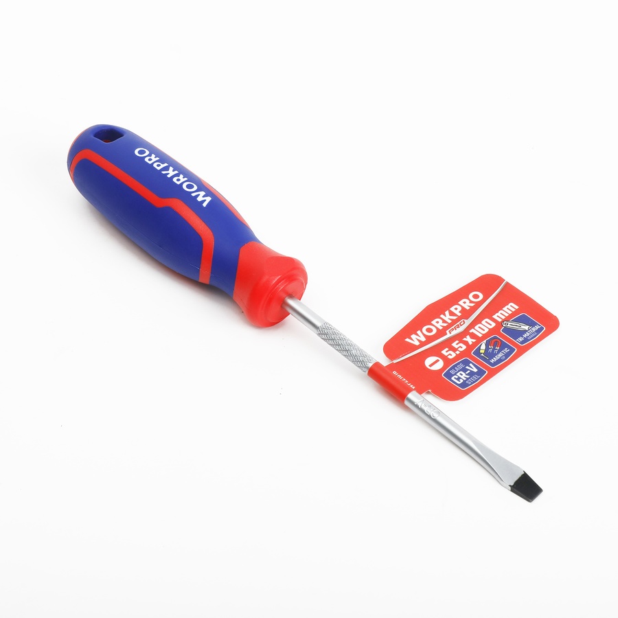 WORKPRO ไขควงปากแบน ขนาด 3/16”x4” รุ่น WP221016