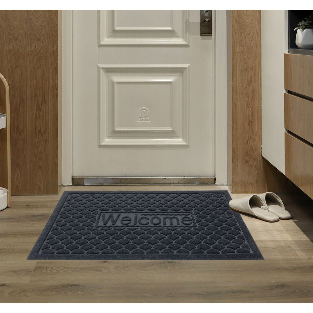 COZY พรมเช็ดเท้าดักฝุ่น
รุ่น LOBBY-07 ขนาด 45×75×0.5 ซม. สีเทา